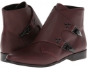 Bordo Leather Shellys London Supka for Women (Size 6.5)