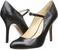 Black Leather Nine West Innerdiva for Women (Size 10.5)