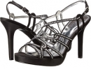 Black Luster Satin rsvp Cacey for Women (Size 6)