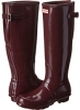 Burgundy Hunter Original Back Adjustable Gloss for Women (Size 6)