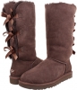 Chocolate UGG Bailey Bow Tall for Women (Size 6)