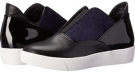 Black/Navy Box PU Shellys London Laraun for Women (Size 9)