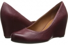 Wine Leather Franco Sarto Olivia for Women (Size 5)