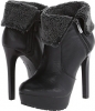 Black Soft Tumbled Shearling BCBGeneration Willow 2 for Women (Size 7)