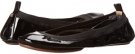 Black Yosi Samra Samara Soft Patent Leather Fold Up Flat for Women (Size 11)