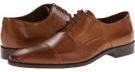 Brandy/Burnish Toe Massimo Matteo 5-Eye Cap Toe for Men (Size 10)