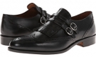 Black Massimo Matteo Double Monk Kiltie for Men (Size 10.5)