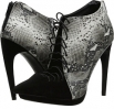 Black Suede/Printed Snake Penny Loves Kenny Kellie II for Women (Size 8.5)