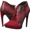 Wine Suede/Printed Snake Penny Loves Kenny Kellie II for Women (Size 8.5)