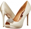 Ivory Satin Badgley Mischka Jeannie for Women (Size 7)