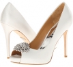 White Satin Badgley Mischka Jeannie for Women (Size 9.5)