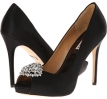 Black Satin Badgley Mischka Jeannie for Women (Size 7.5)