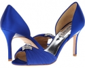 Sapphire Satin Badgley Mischka Jennifer for Women (Size 6.5)