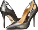 Anthracite Metallic Leather Badgley Mischka Jewel II for Women (Size 9.5)