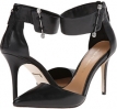 Black Leather Badgley Mischka Jude for Women (Size 9.5)