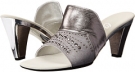 Pewter Leather Onex Brandie for Women (Size 8)