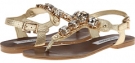 Gold Steve Madden Clinngy for Women (Size 5.5)