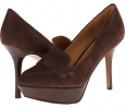 Dark Brown Nubuck Nine West Cabbot for Women (Size 11)