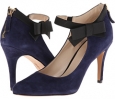 Navy/Black Suede Nine West Gushing for Women (Size 5.5)