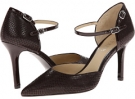 Dark Brown Glossy Snake/Patent LAUREN by Ralph Lauren Sophie for Women (Size 6)