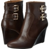 Dark Brown Leather Nine West Herbert for Women (Size 6.5)