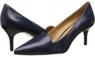 Navy Leather Nine West Mafalda for Women (Size 12)