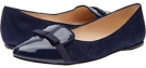 Navy Suede/Patent Bow Nine West Saxiphone for Women (Size 5.5)