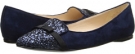 Navy Multi Suede Nine West Saxiphone for Women (Size 5.5)