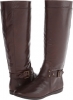 Dark Brown Leather Nine West Truthe for Women (Size 5)