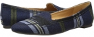 Navy Multi Fabric Nine West Zappoli for Women (Size 10.5)