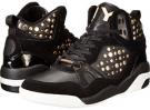 Black/Light Gold Soft Calf/Suede Studs DKNY Cleo for Women (Size 7)