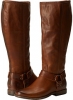 Cognac Extended Frye Phillip Harness Tall Extended for Women (Size 10)