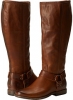 Cognac Extended Frye Phillip Harness Tall Extended for Women (Size 6.5)