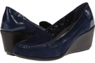 Navy Suede Anne Klein Fadila for Women (Size 10)