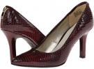 Burnt Wine Reptile Anne Klein Falicia for Women (Size 5)