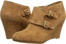 Cognac Suede Anne Klein Tylor for Women (Size 5.5)