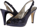 Navy Leather Anne Klein Driscol for Women (Size 8)