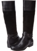 Black Leather/Black Suede Anne Klein Coldfeet for Women (Size 9.5)