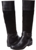 Black Leather/Black Suede Anne Klein Coldfeet for Women (Size 5)