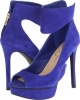 Symphony Blue Kid Suede Jessica Simpson Crusherr for Women (Size 6.5)