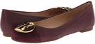 Syrah/Shiraz/Gold Tory Burch Serena 2 Ballet for Women (Size 5)