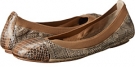 Natural/Burnt Brown/Burnt Brown Tory Burch Lisa Ballet for Women (Size 10)