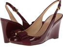 Cabernet/Dark Cabernet Tory Burch Trudy 85mm Slingback Wedge for Women (Size 11)