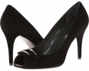 Black Suede Stuart Weitzman Baroque for Women (Size 7.5)