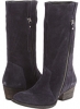 Navy Suede Leather Rebels Chester for Women (Size 6)