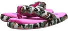 Hot Pink M&F Western Camo Sequin Flip Flop Slippers for Women (Size 10)