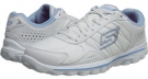 White/Light Blue SKECHERS Performance Go Walk 2 - Flash LT for Women (Size 5.5)