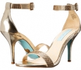 Gold Metallic Blue by Betsey Johnson Bling for Women (Size 10)