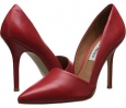 Red Leather Steve Madden Frennzy for Women (Size 9)