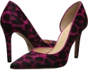 Twilight Magenta Fierce Leopard Haircalf Jessica Simpson Claudete 2 for Women (Size 5)